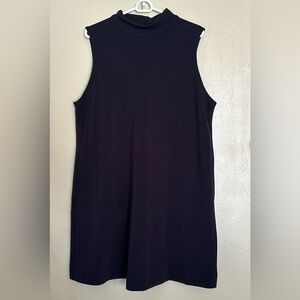 Spanx Airessentials Mock Neck Dress-Black